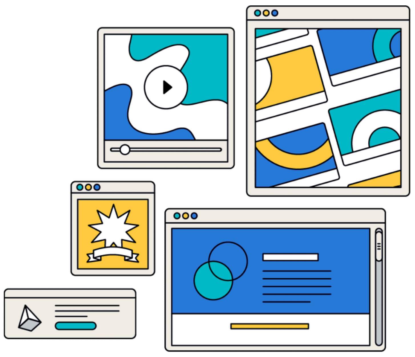 Applications aux couleurs de Pinroo