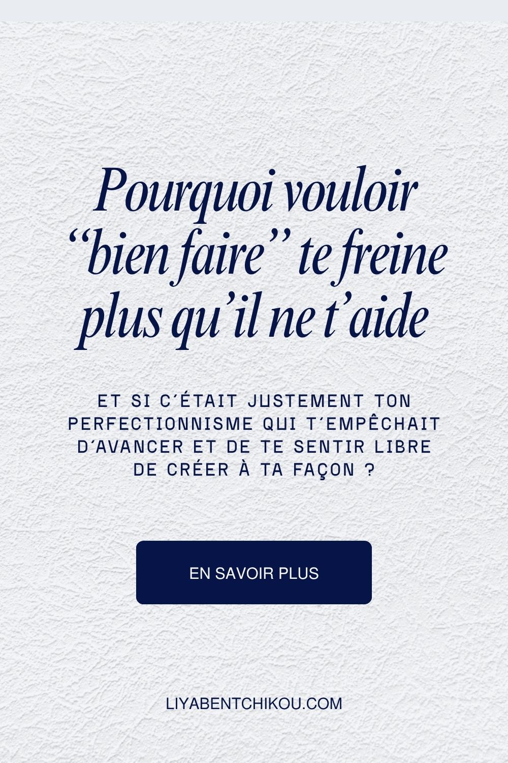 Pourquoi vouloir “bien faire” te freine plus qu’il ne t’aide Pourquoi vouloir “bien faire” te freine plus qu’il ne t’aide